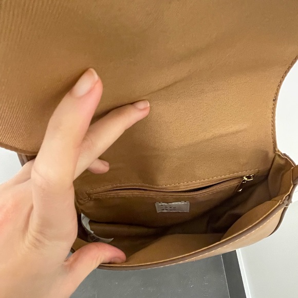 A new day faux leather crossbody bag in camel. Excellent condition. New. - Picture 9 of 9